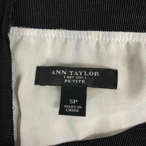 NWOT Ann Taylor Black and White Zebra Stripes Maxi Long Skirt Size Small… - Picture 4 of 6